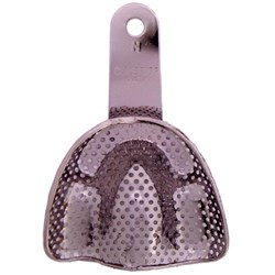Stainless Steel Impression Tray Perf Depressed Upper Med