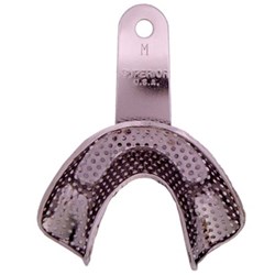 Superior Stainless Steel Impression Tray - Perforated - Depressed - Anterior Lower - Medium