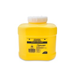 TERUMO Sharps Container 6L Yellow 230x210x240mm