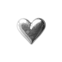 Twinkles - Tooth Jewellery - Small Heart - White Gold 18k