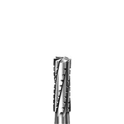 Komet Tungsten Carbide Bur - H31-008 - Cylinder X Cut - High Speed, Friction Grip (FG), 5-Pack