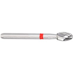 Komet Tungsten Carbide Bur - H379-023 - Egg Football - High Speed, Friction Grip (FG), 5-Pack
