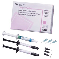 3M Clinpro Sealant - Intro Syringe Kit - 1.2ml Syringe, 2-Pack and Accessories