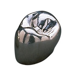 3M Crown Form IsoForm - Prefabricated Tin-Silver Alloy Crowns - 1st Bicuspid L46, 5-Pack