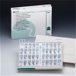 3M Crown Form IsoForm - Prefabricated Tin-Silver Alloy Crowns - Molar Kit Pk of 64