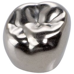 3M Crown Form NiChro - Stainless Steel Permanent Molar Crowns - 6LL2, 5-Pack