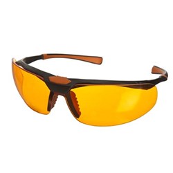 Ultradent UltraTect Orange Lens Glasses - Black Frame - Orange Lens