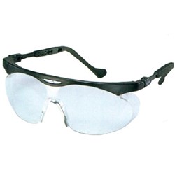 Uvex Skyper Safety Glasses - Clear Lens - Black