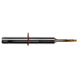 VHF Mill Cutter CoCr Ti - 1.2mm - Red - Double Tooth Torus K4