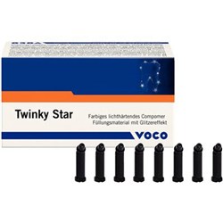 Voco Twinky Star - Silver - 0.25g Capsule, 25-Pack
