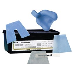 Voco Individo Lux - Mandibles Tray Material Blue Opaque, 50-Pack