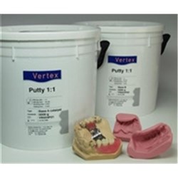Vertex Silicone Putty 1:1 - Shore A Value of 85 After Setting -  5kg  A plus B