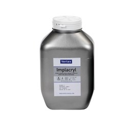 Vertex Implacryl Powder - Shade 5 - Pink Veined - 1000g Tub