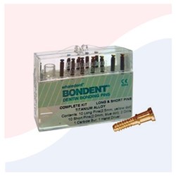 Coltene Bondent - Titanium Dentin Bonding Pins - Bulk Kit - Long Pins, 50-Pack