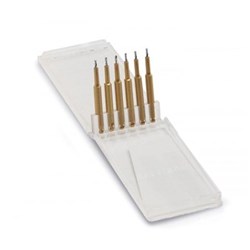 Coltene KODEX Twist Drills - Regular - 0.675 x 2mm - Gold, 6-Pack
