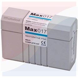 Coltene Max Restorative Pins - Complete Kit - 0.425mm Blue Titanium, 25-Pack