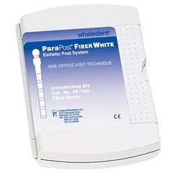 Coltene ParaPost Fiber White - Fiber Resin Posts - Intro Kit - Assorted - 4.5, 5 and 5.5, 8-Pack