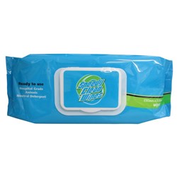 Whiteley Speedy Clean Wipes - Neutral Detergent Wipes - Flat Pack, 80-Pack
