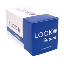 LOOK Silk Suture, 784, 3/0, 19mm, C6 Circle Reverse Cut, 12-Pack