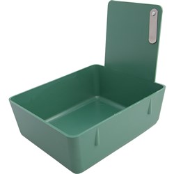 Lab Pan Green 19.05  x 14.6 x 17.78cm