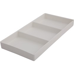 ZIRC Cabinet Tray for Clamps, Retainers, Discs and Strips - Size 17 - White