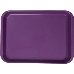 ZIRC B Lok Flat Tray - Neon Purple - 33.97 x 24.45 x 2.22cm