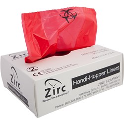 HANDI HOPPER Liner Red Box of 100