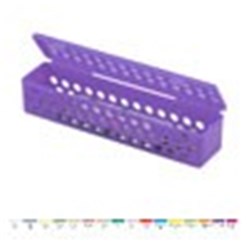 Zirc Steri Container - Standard - Neon Purple - 20.64 x 5.08 x 3.81cm