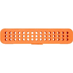 Zirc Steri-Container - Compact - Neon Orange - 18.10 x 3.81 x 3.81cm