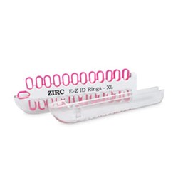 ZIRC E Z ID Rings for Instruments - Extra Large - Neon Pink, 25-Pack