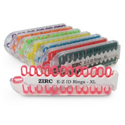 EZ ID Ring SYSTEM Xlarge VIBRANT Assorted Pack of 200