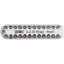 ZIRC E Z ID Rings for Instruments - Small - Grey - 3.18mm, 25-Pack