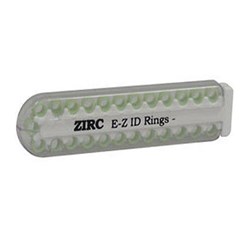 ZIRC E Z ID Rings for Instruments - Small - Teal - 3.18mm, 25-Pack