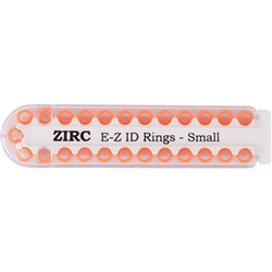 E Z ID Rings for Instruments Small Neon Orange 3.18mm Pk 25