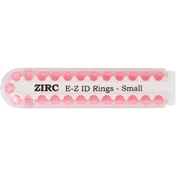 E Z ID Rings for Instruments Small Neon Pink 3.18mm Pk 25