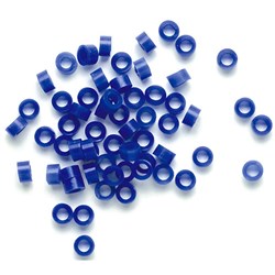 ZIRC E Z ID Rings for Instruments - Small - Midnight Blue, 25-Pack