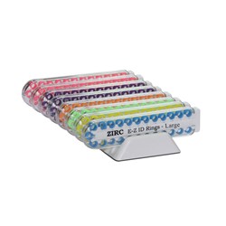 ZIRC EZ ID Ring System - Large - Vibrant Assorted, 200-Pack