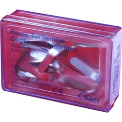 Hawe Tofflemire Contoured Matrices - 0.050mm - Thin, 30-Pack