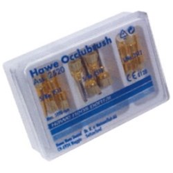 Kerr Hawe Occlubrush Polishing Brush - Assorted Kit - Regular Cup, Small Cup and Point, 15-Pack
