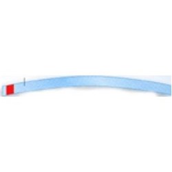 Hawe Transparent Strips - Curved - 8mm x 73mm - Red, 100-Pack