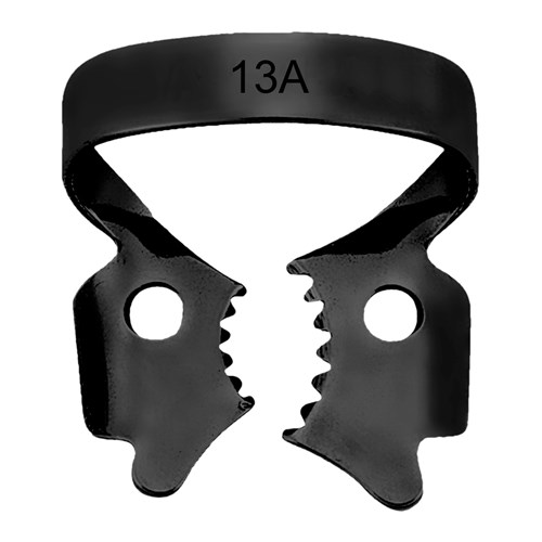 ASA Dental VISION Winged Clamp - #13A - Serrated Jaws