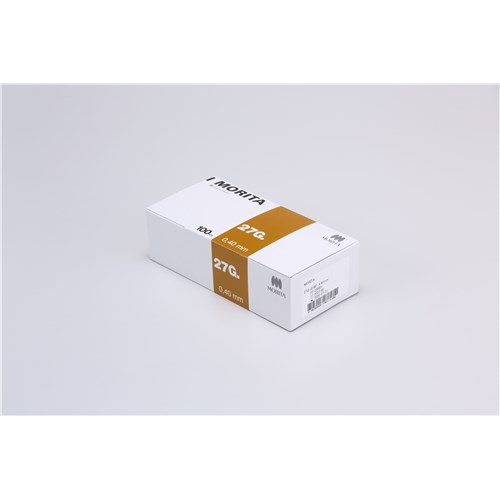 M-NEEDLE27L_2 MORITA Dental Needle 27G Long 41mm Box of 100