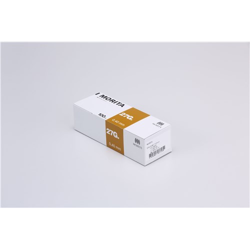 M-NEEDLE27S MORITA Dental Needle 27G Short 21mm Box of 100