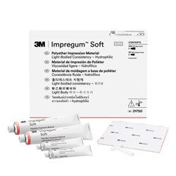 ESP-31750 3M ESPE IMPREGUM Soft Light Body Base 120ml x 2 & Catalyst 15ml x 2