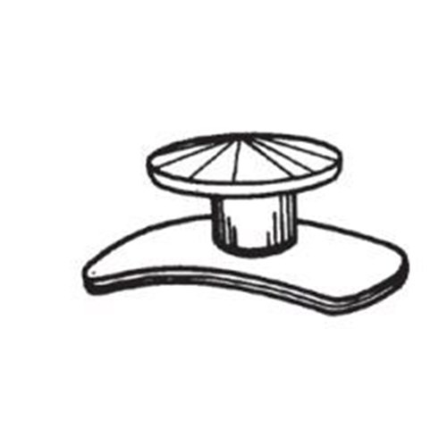 3M Unitek 20400-02 Unitek Lingual Button Curved Bonding, 10-Pack