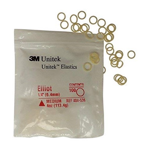 Latex Elastics 3M/Pk Med 4 Oz 1/4