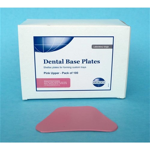 Ainsworth Base Plate - 1.4mm Thickness - Pink - Upper, 100-Pack