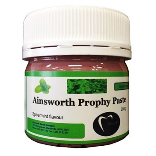 Ainsworth Prophylaxis Paste - Spearmint Flavour, 200g Jar