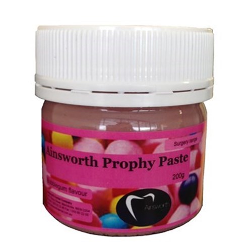 Ainsworth Prophylaxis Paste - Bubblegum Flavour, 200g Jar