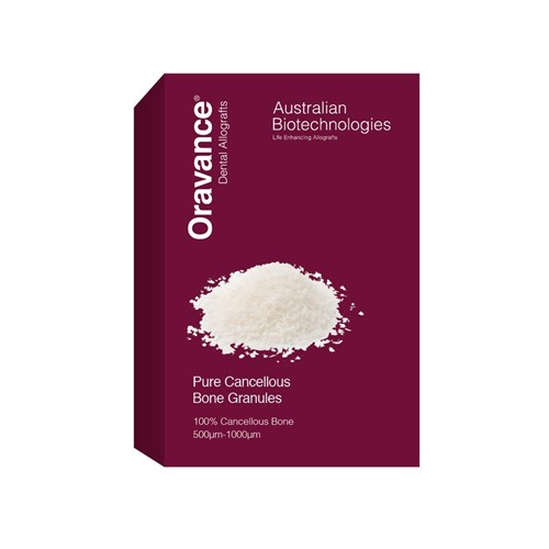 ORAVANCE Pure Cancellous Granules - 500um-1000um - 0.5cc